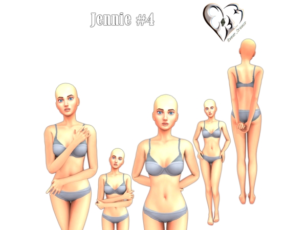 Mix Jennie 4 by Meow_creator - The Sims 4 Custom Content