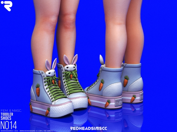 Alpha TODDLER SHOES N014 - The Sims 4 Custom Content