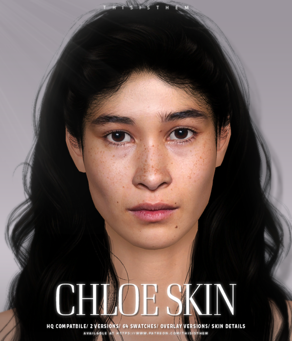 Alpha Chloé Skin Sim by simsfinds - The Sims 4 Custom Content