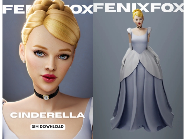 Mix Cinderella - The Sims 4 Custom Content