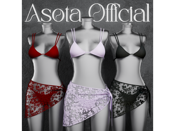 Alpha [ASOTA OFFICIAL] Santana Bikini - The Sims 4 Custom Content