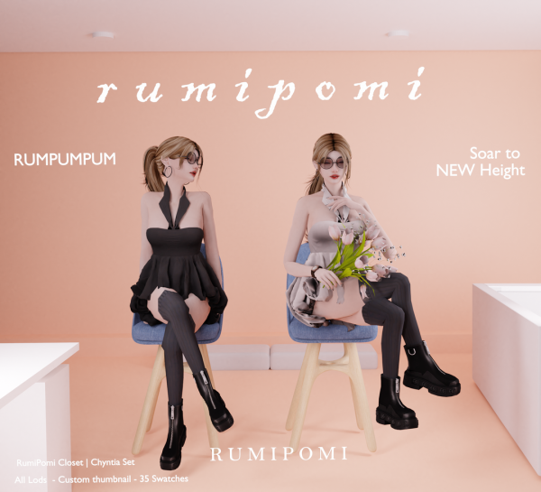 Alpha Rumpumpum_Chyntia Outfit by rumi_pomi - The Sims 4 Custom Content