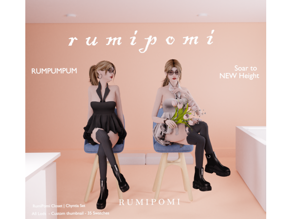 Alpha Rumpumpum_Chyntia Outfit - The Sims 4 Custom Content