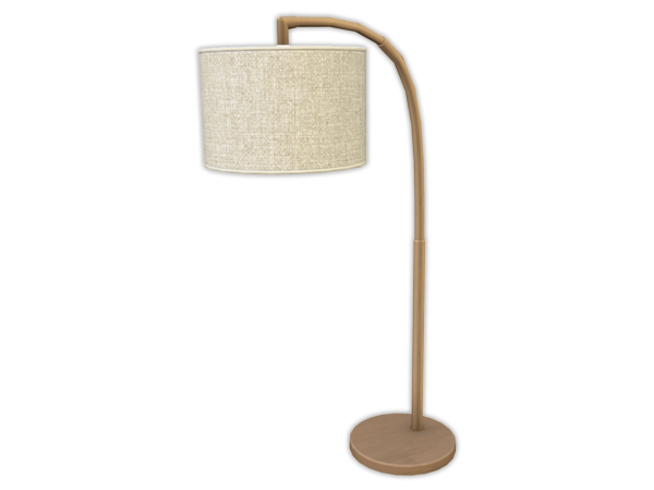 Maxis Match Comiko Living Modern Farm Floor Lamp - The Sims 4 Custom Content