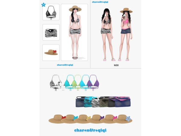 Mix [charonroqiqi]N30ingameblender - The Sims 4 Custom Content