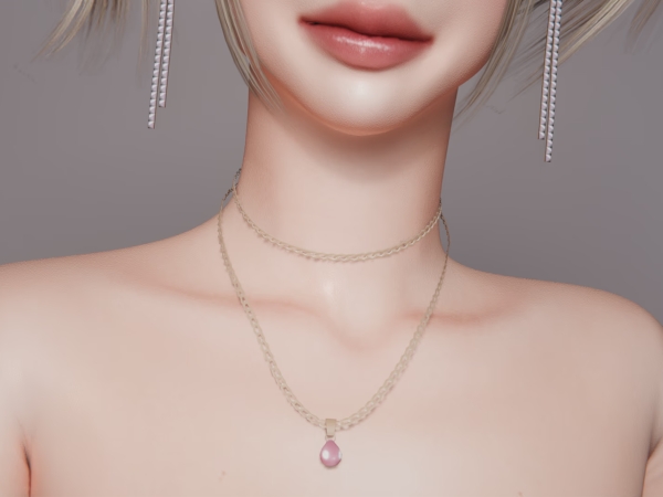 Alpha Persuasive Necklace - The Sims 4 Custom Content