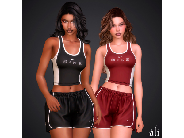 Alpha NIKE set JUL2026 by ali_s4cc - The Sims 4 Custom Content