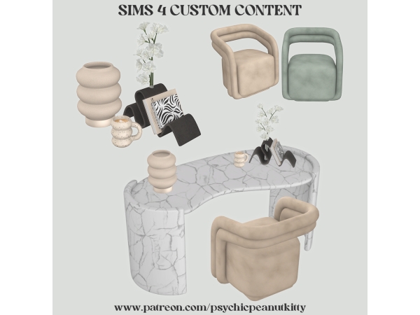 Mix Home Office - The Sims 4 Custom Content