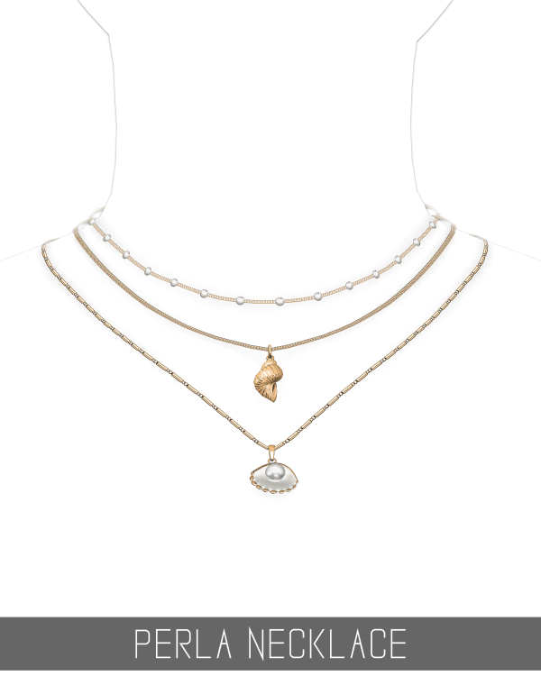 Alpha PERLA NECKLACE by simsfinds - The Sims 4 Custom Content