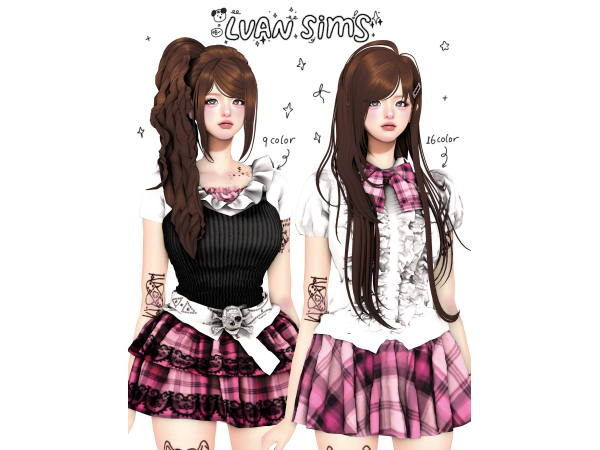 Alpha [LVAN]Latin American dress A33 A34 - The Sims 4 Custom Content