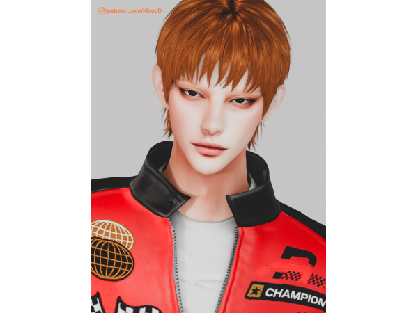 Alpha MoooD Hair N150 - The Sims 4 Custom Content