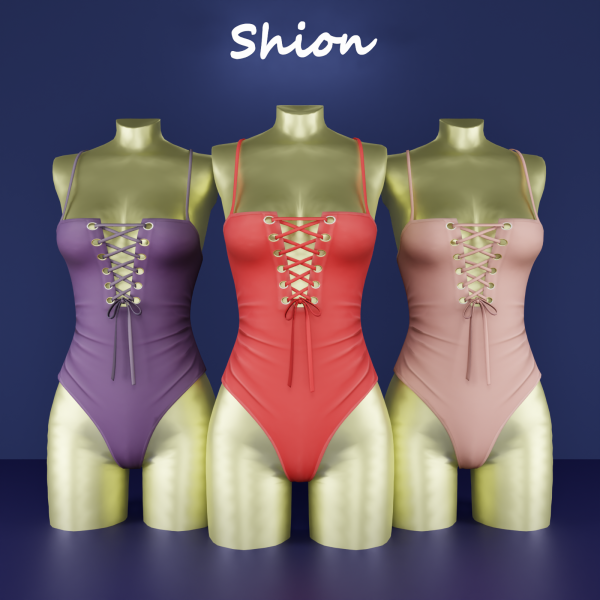 Alpha Shion Siena Bodysuit by shion_sims - The Sims 4 Custom Content