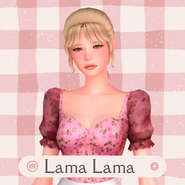 Maxis Match Hair Sharleen by simsfinds - The Sims 4 Custom Content