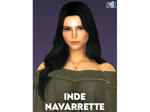 Alpha Sims 4 CAS Inde Navarrette - The Sims 4 Custom Content