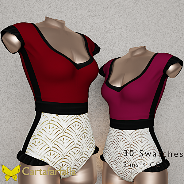Alpha Cartafarfalla Rouvelle by cartafarfalla - The Sims 4 Custom Content