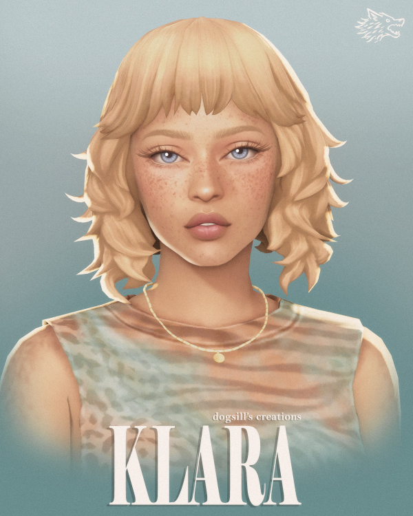 Maxis Match klara hair by simsfinds - The Sims 4 Custom Content
