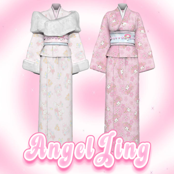 Mix AngelJing Melody Suit by simsfinds - The Sims 4 Custom Content