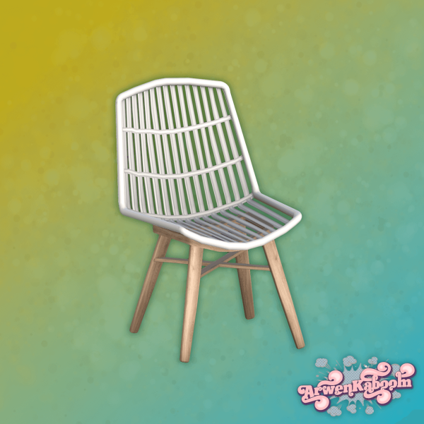 Alpha Marabor Dining Chair by arwenkaboom - The Sims 4 Custom Content