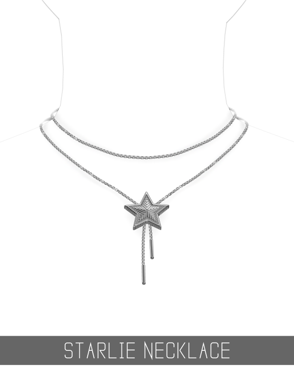 Alpha STARLIE NECKLACE by simsfinds - The Sims 4 Custom Content