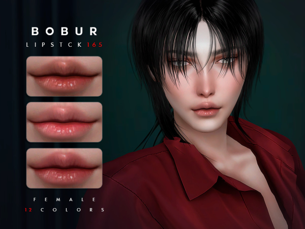 Alpha Glazed Lipstick - The Sims 4 Custom Content