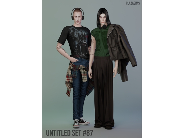 Alpha Untitled set 87 by plazasims - The Sims 4 Custom Content