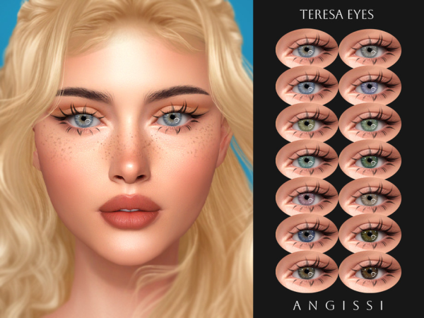 Alpha Teresa Eyes by ANGISSI - The Sims 4 Custom Content