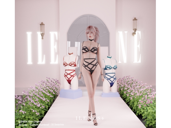 Alpha ILN Orin Lingerie - The Sims 4 Custom Content