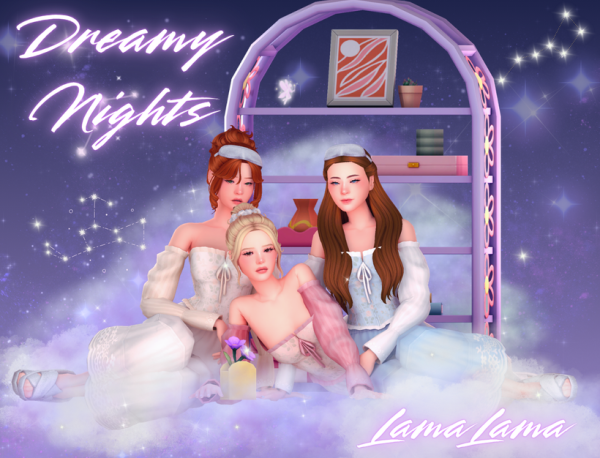 Maxis Match Dreamy Nights Set by simsfinds - The Sims 4 Custom Content