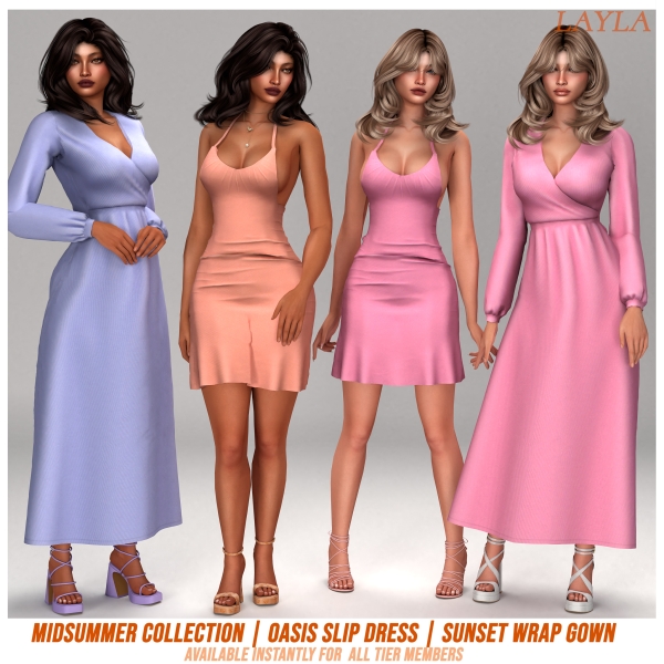 Alpha patreon The Midsummer Collection (Part 2) by layla - The Sims 4 Custom Content