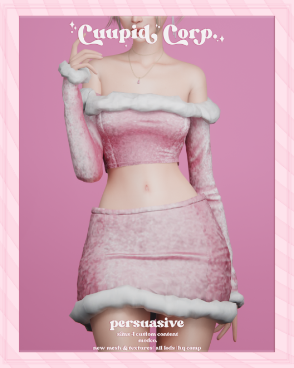 Alpha cuupid corp persuasive set by missme12 - The Sims 4 Custom Content
