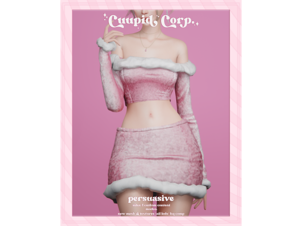 Alpha cuupid corp persuasive set - The Sims 4 Custom Content