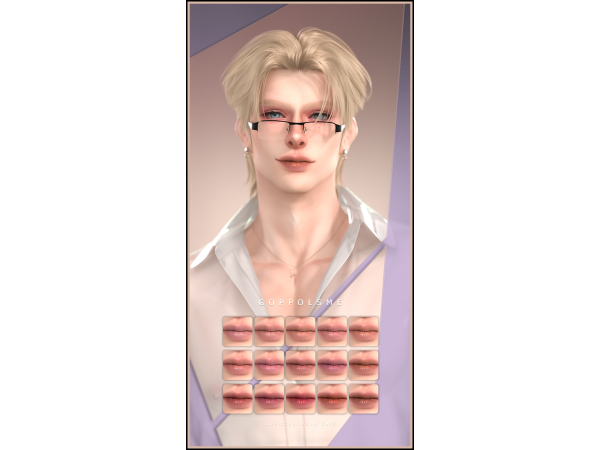 Alpha GPME GOLD Lips CC58 by goppolsme - The Sims 4 Custom Content