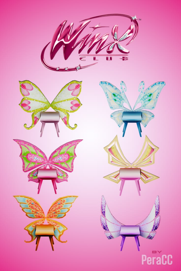 Maxis Match Winx Chairs Set by peracc - The Sims 4 Custom Content
