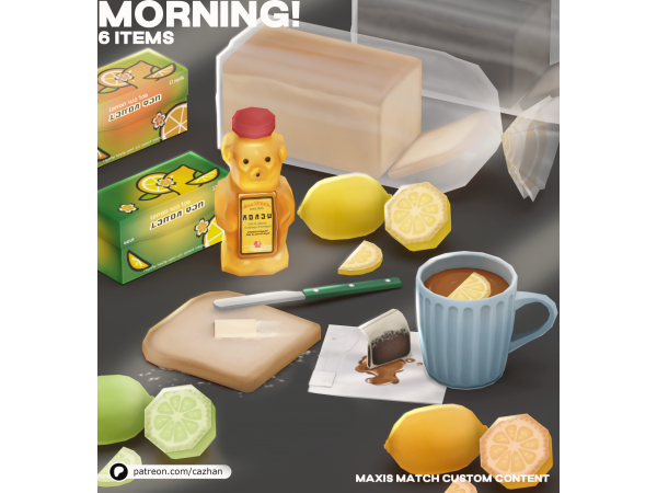 Maxis Match [morning] by cazhan - The Sims 4 Custom Content