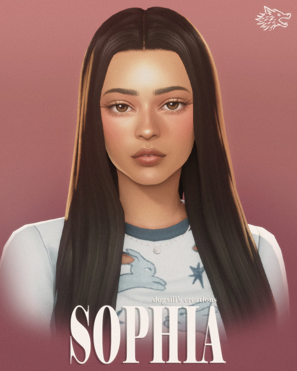 Maxis Match sophia hair by simsfinds - The Sims 4 Custom Content