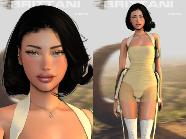 Alpha brittani by simstry - The Sims 4 Custom Content