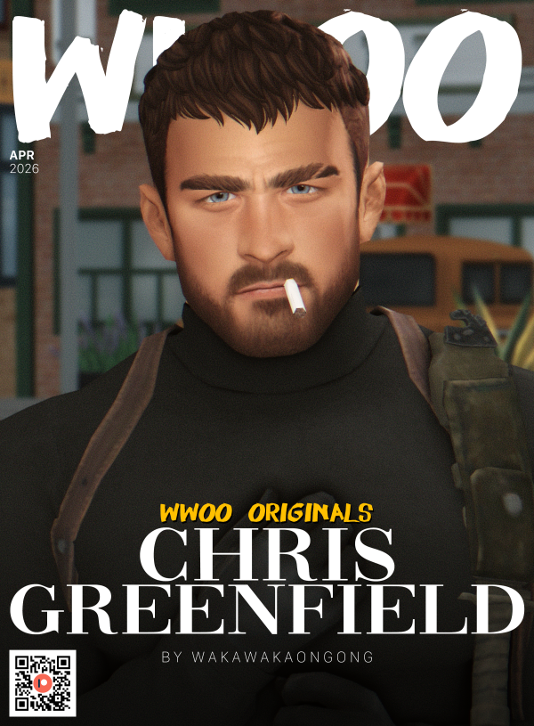 Mix [WWOO] Chris Greenfield by simsfinds - The Sims 4 Custom Content