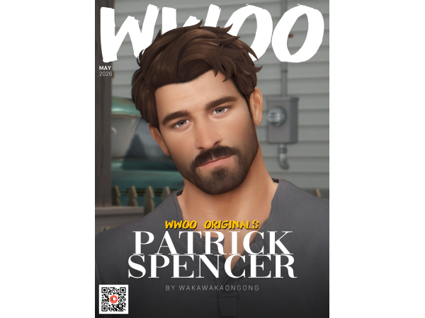 Mix PATRICK SPENCER by wakawakaongong - The Sims 4 Custom Content