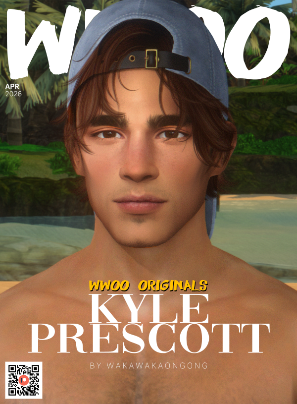 Mix [WWOO] KYLE PRESCOTT by simsfinds - The Sims 4 Custom Content