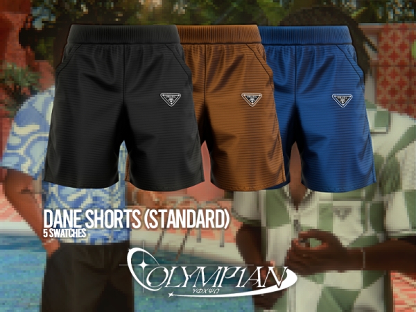 Alpha OLYMPIAN Dane Shorts (Standard Version) - The Sims 4 Custom Content