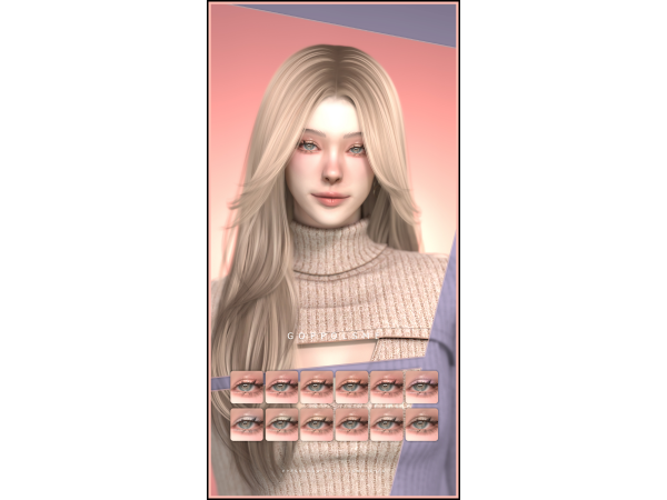 Alpha GPME GOLD Eyeshadow 66 by goppolsme - The Sims 4 Custom Content