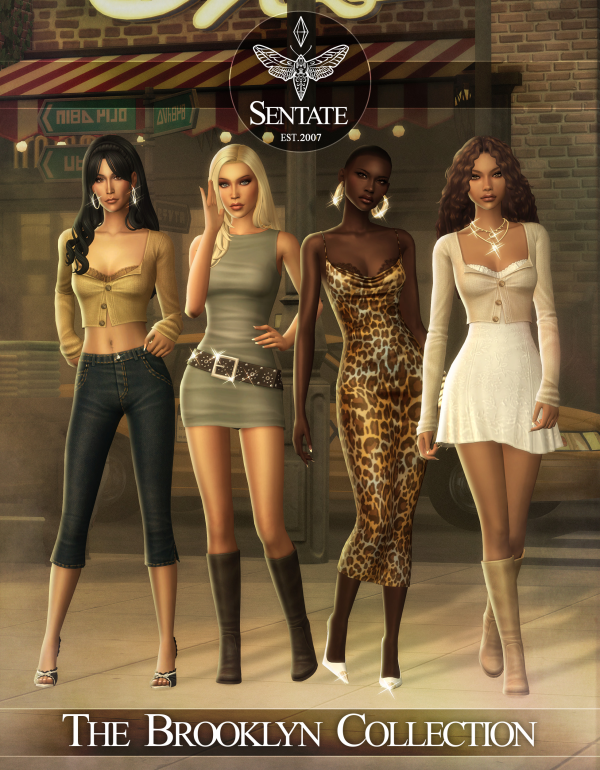 Maxis Match SENTATE The Brooklyn Collection by simsfinds - The Sims 4 Custom Content
