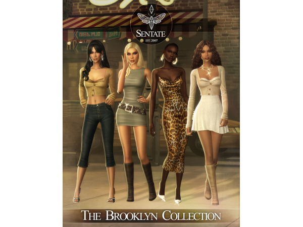 Maxis Match SENTATE The Brooklyn Collection - The Sims 4 Custom Content