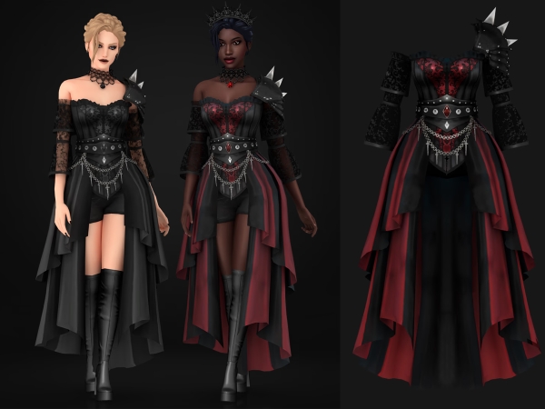 Maxis Match Theda Top - The Sims 4 Custom Content