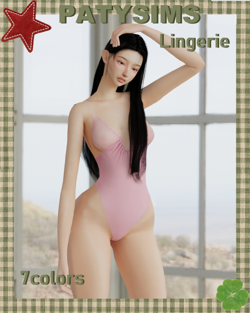 Mix Delicate lingerie by patysims - The Sims 4 Custom Content