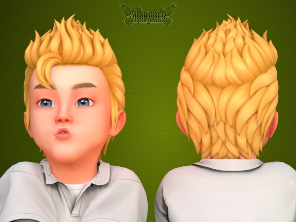 Maxis Match Danilo's Hair by mirroreddreamscc - The Sims 4 Custom Content