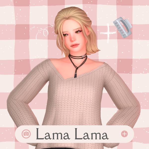 Maxis Match Hair Midge by simsfinds - The Sims 4 Custom Content
