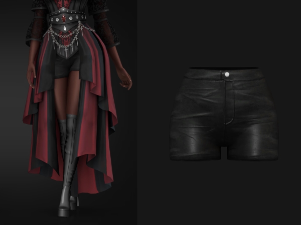 Maxis Match Theda Shorts - The Sims 4 Custom Content