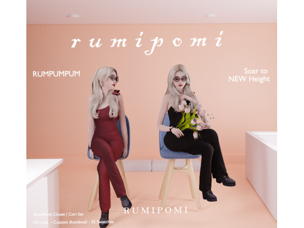 Alpha Rumpumpum_Cori Outfit - The Sims 4 Custom Content