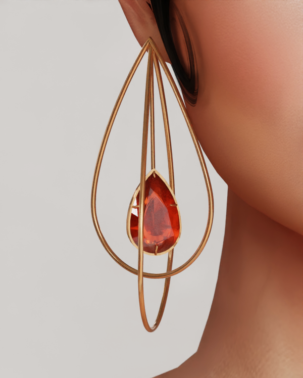 Alpha MablyStore Gota Earrings by simsfinds - The Sims 4 Custom Content